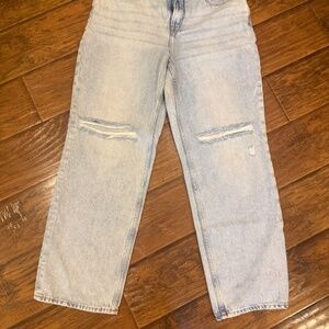 Good American Good 90's Ripped Jeans Wide Leg